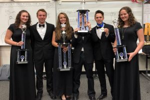 First place honors for High School bands at music festival