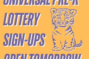 Universal Pre-K lottery signups open at noon tomorrow