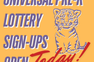 Universal Pre-K Lottery Sign-Ups Open at Noon Today