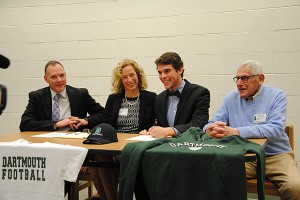 WVHS Senior Davis Brief signs National Letter of Intent for Dartmouth