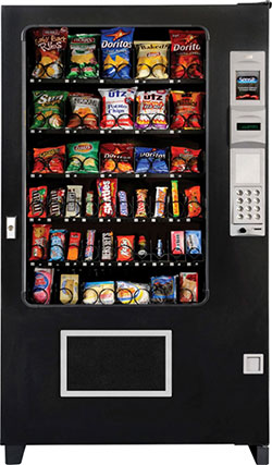 black vending machine