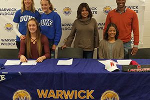 Warwick student-athletes sign college National Letters of Intent