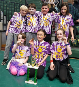 Park Avenue Elementary Odyssey of the Mind team