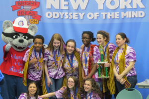 Middle School team places first in NYS Odyssey of the Mind; advances to World Competition