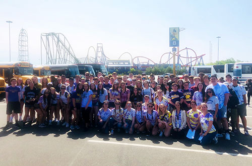 WVHS Physics classes visited Six Flags Great Adventure