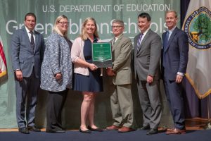 SES, WVMS Green Ribbon School awards presented to district officials at U.S. Department of Education ceremony