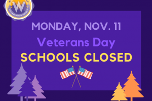 Schools Closed Veterans Day, Nov. 11
