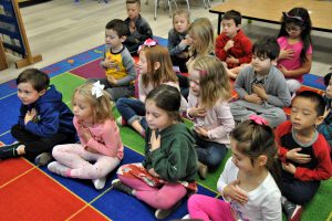 Sanfordville kindergartners “SAVE the day” with mindful practices