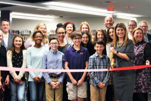 Ribbon cutting officially opens Warwick Valley Middle School’s new media center, industrial kitchen and music suites