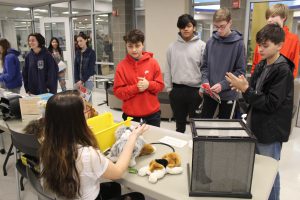 Eighth-graders learn about courses at Electives Fair