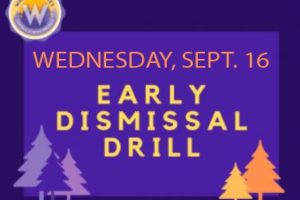 Emergency Dismissal Drill coming up -> Wednesday, September 16