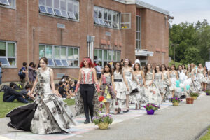 WVHS holds Newspaper Fashion Show
