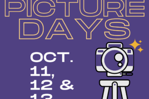 School picture days are October 11-13, mark your calendars