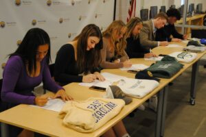 Six Warwick Wildcats sign national letters of intent