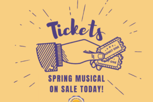 WVHS spring musical tickets ON SALE TODAY!