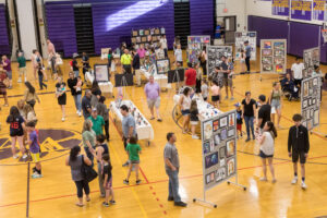 WVCSD’s annual STEAM Fair, K-12 Rock and Roll Art Show and Scholarship Chair Auction Display