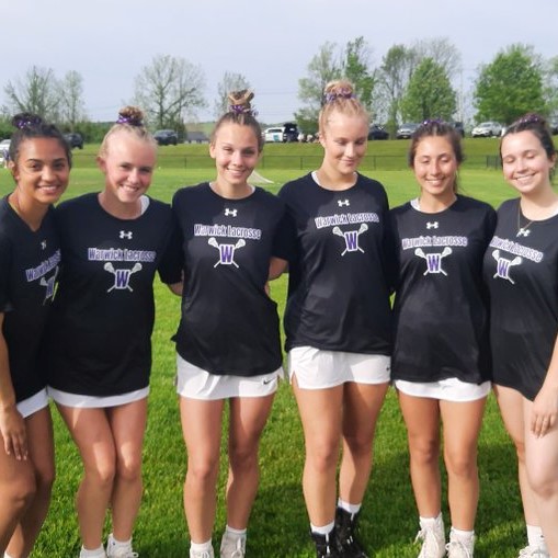 WVHS girls lacrosse team members