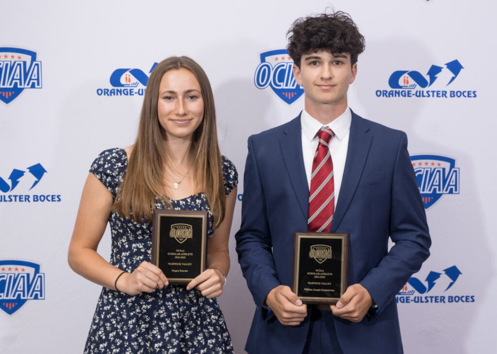 Desrats and Krasniewicz honored by OCIAA.