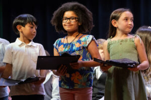 Park Avenue celebrates its fourth grade students in a Moving Up Ceremony