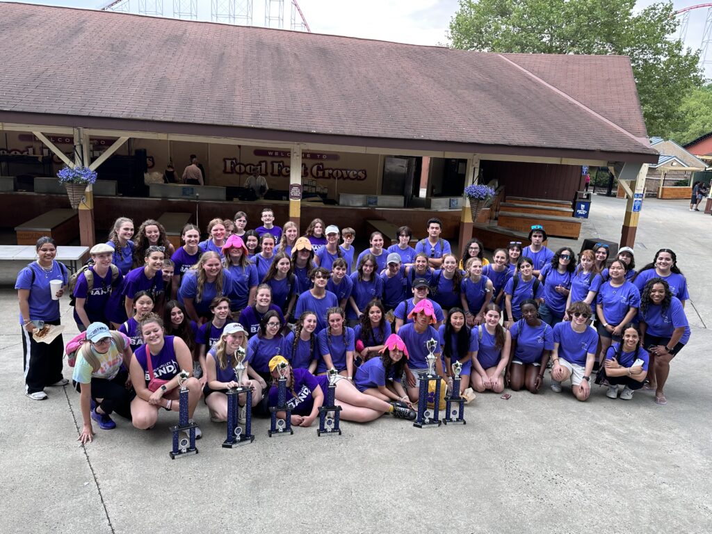 WVHS band and orchestra at Dorney Park