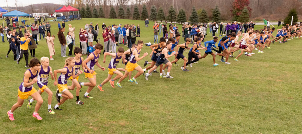 ection 9 Cross Country Championships at Sanfordville Elementary School in Warwick, N.Y. on Nov. 4, 2023.