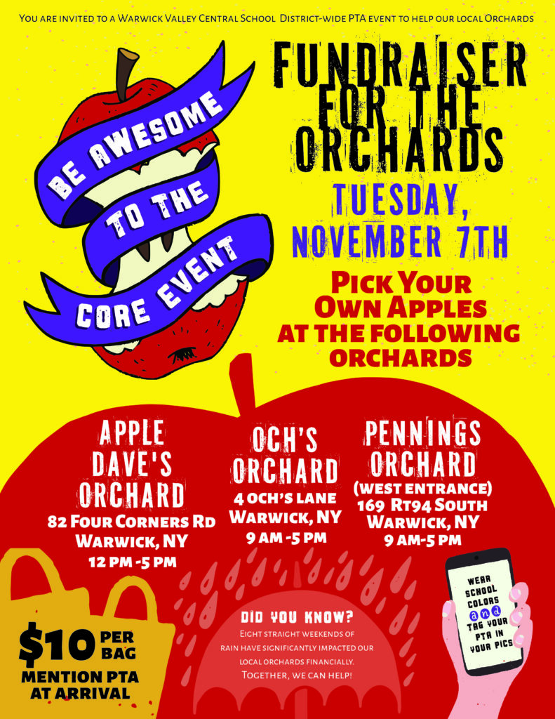 Apple Orchard Fundraiser Flyer