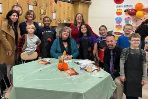 Friendsgiving fun with Mrs. Overbey and Mrs. Greiner