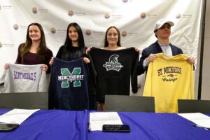 Four Wildcats sign national letters of intent to compete in college