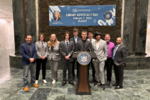 Warwick Valley High School Youth in Government students meet with state representatives in Albany