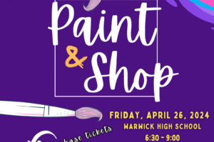 WVHS Art Department and PTSA upcoming “Paint and Shop” event