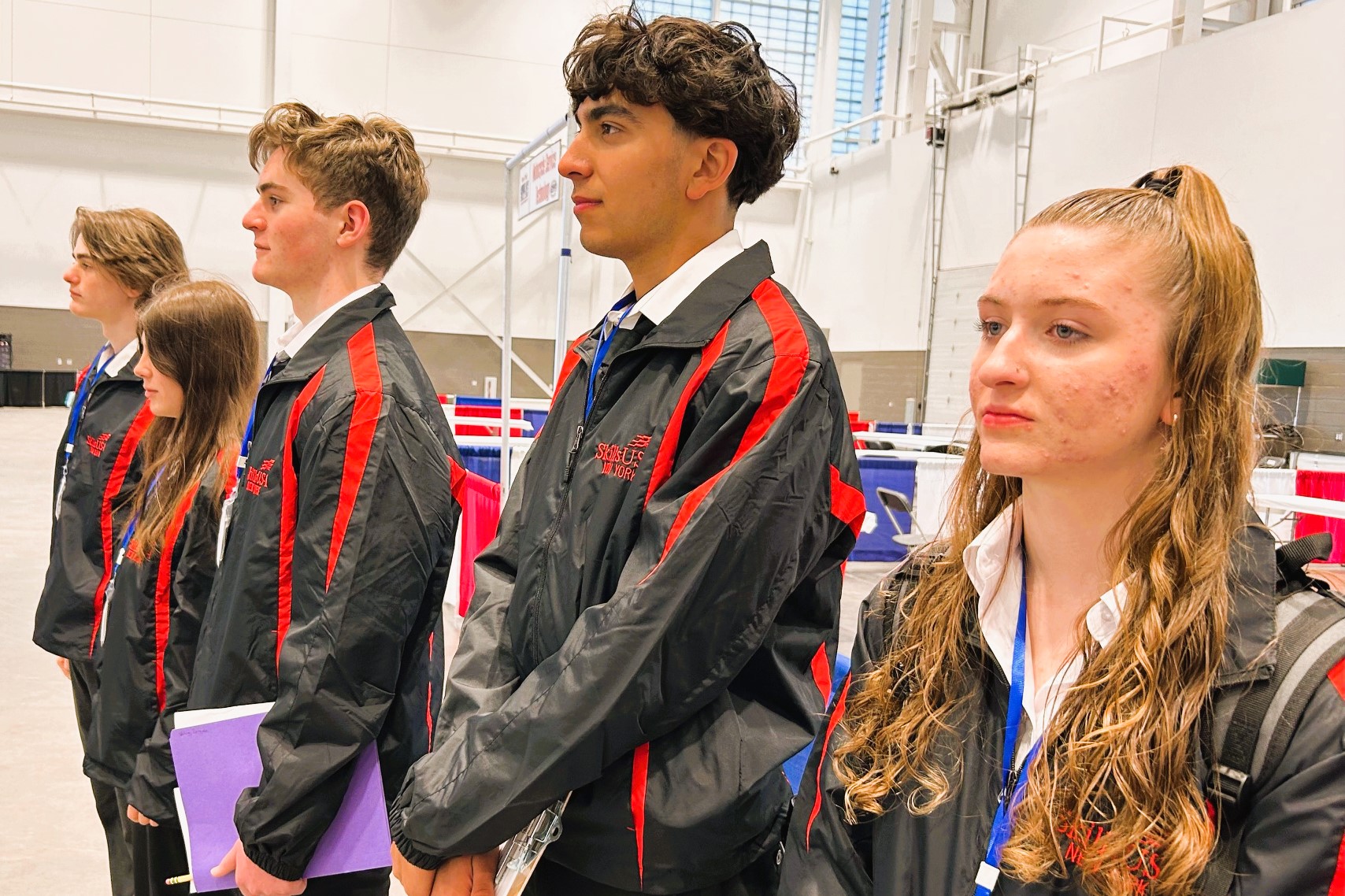 Students during the New York State SkillsUSA competition.