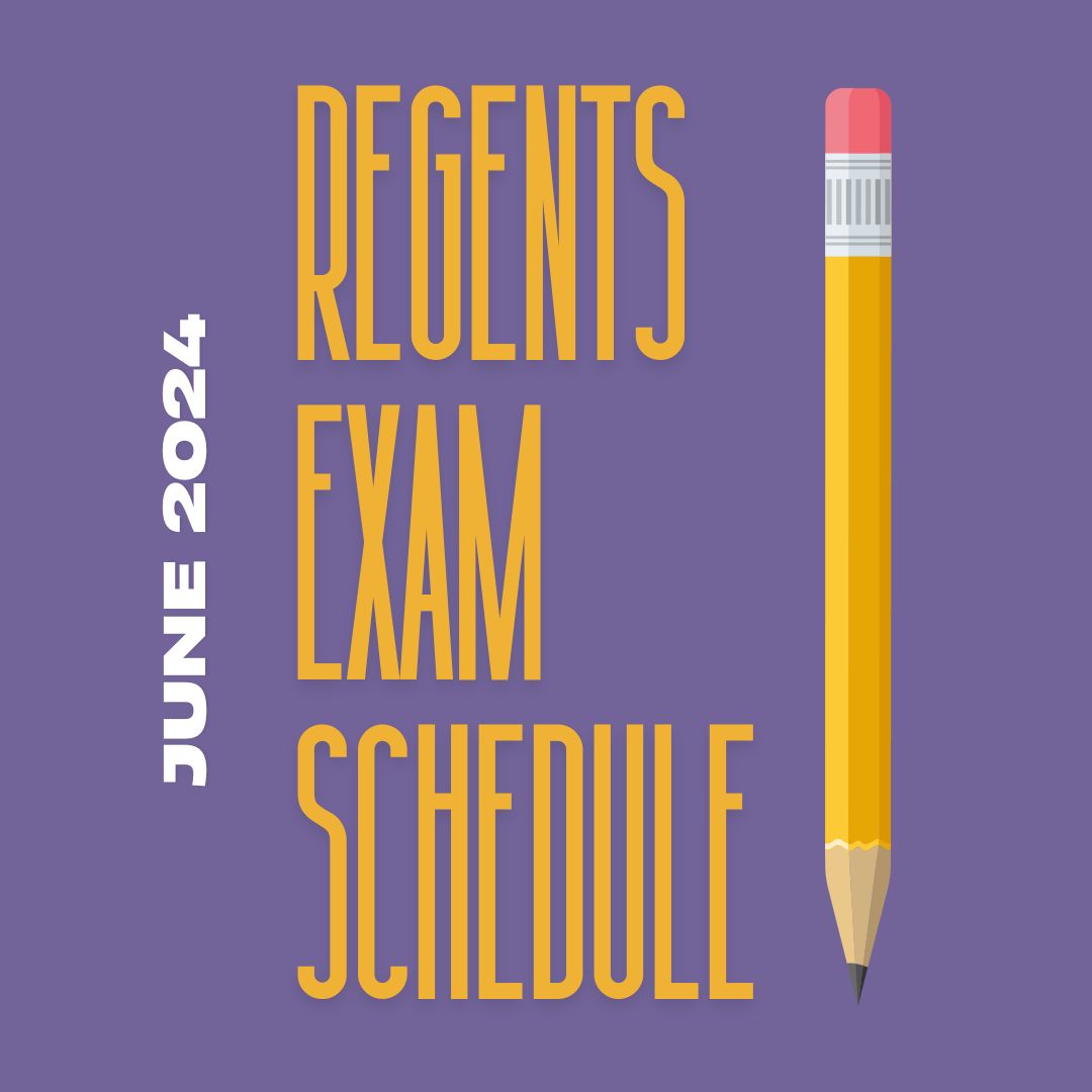 WVHS students the NYS Regents Exam schedule is here! Warwick Valley