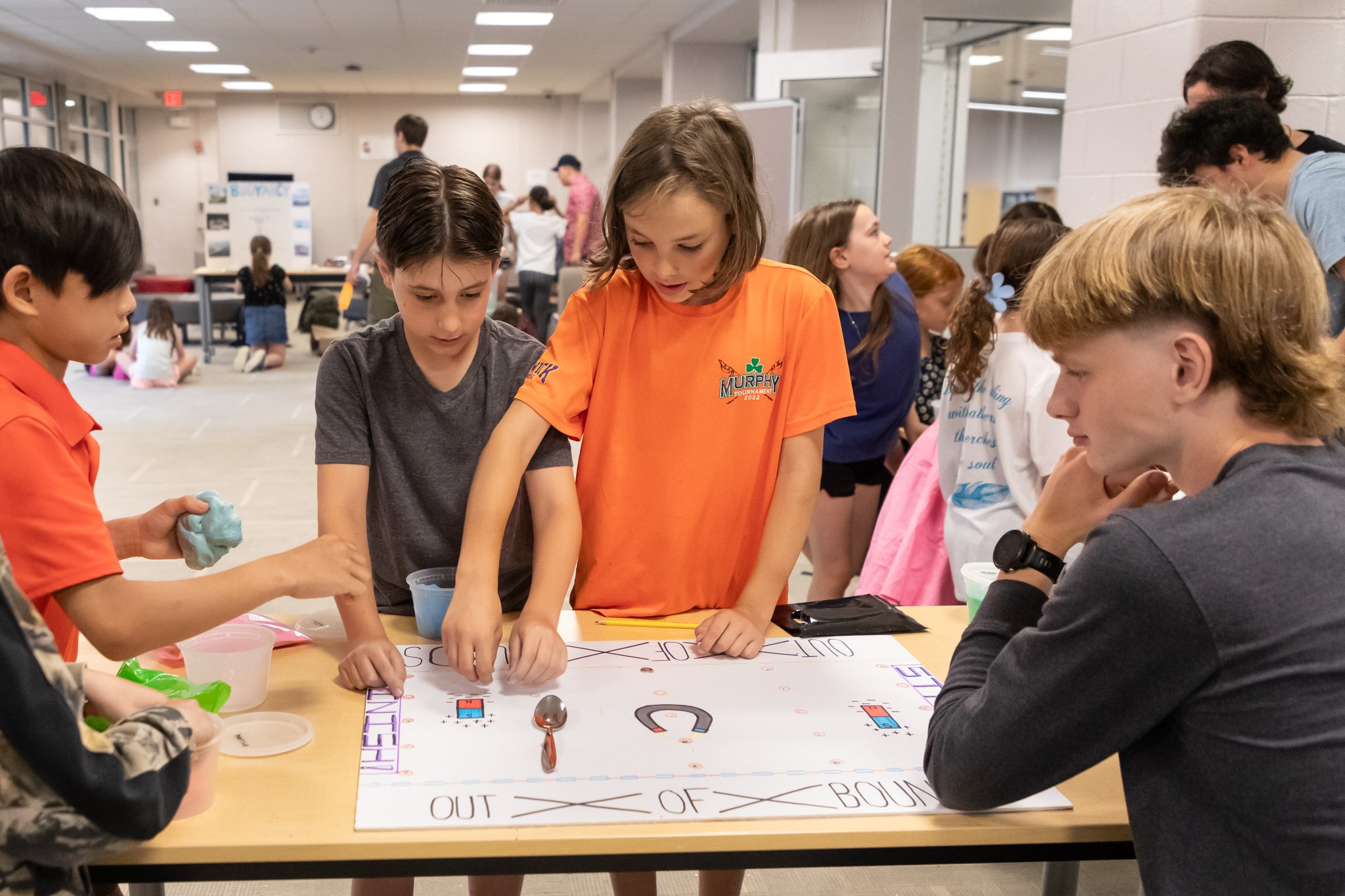 Sanfordville Elementary School PIE 3-4 students participate in STEM projects created by students in the Warwick Valley High School AP calculus class.