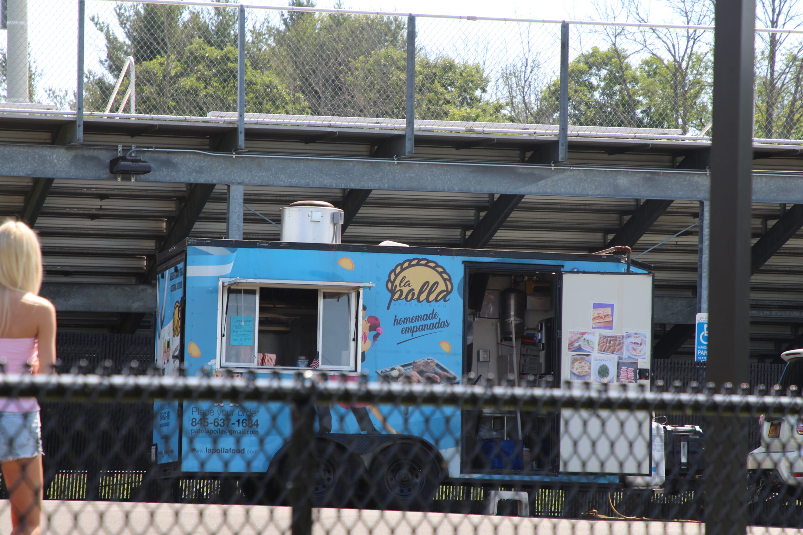 A food truck at the Warwick Valley High School Senior Picnic