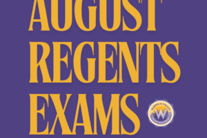 WVHS announces August Regents Exam dates/times…