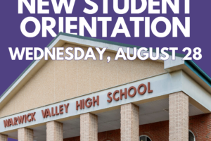 WVHS Freshman & New Student Orientation August 28, 2024 -> Register Now