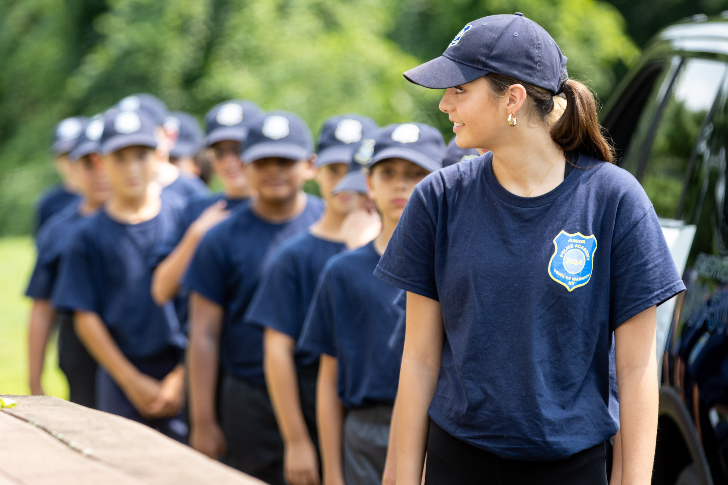 Town of Warwick Junior Police Academy graduation at Mountain Lake Park on Aug. 16, 2024.