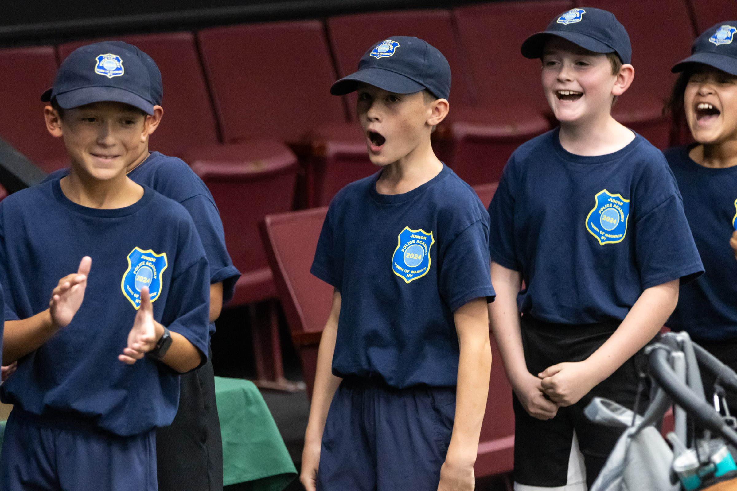 Town of Warwick Junior Police Academy graduation at Mountain Lake Park on Aug. 16, 2024.