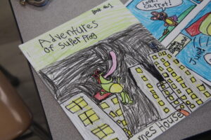 graphic novel created in summer enrichment class