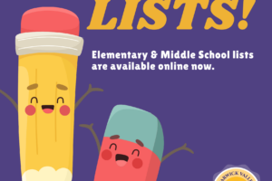 2024-2025 school supply lists are updated & available