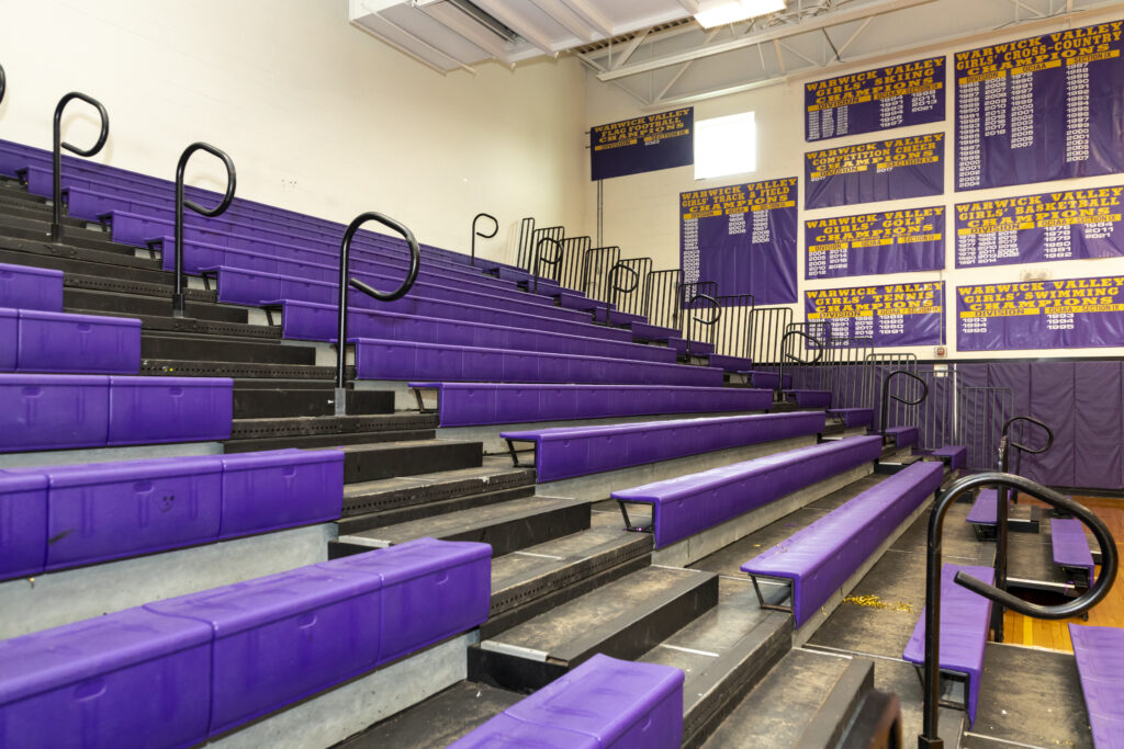 High School bleachers