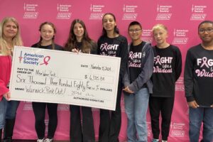 American Cancer Society receives Pink Out Day donation