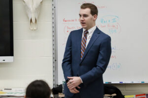 Warwick Youth in Government club meets Chester supervisor