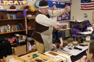 Students learn about life in Warwick during the American Revolution