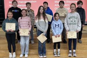 WVMS recognizes Student of the Month honorees for November & December